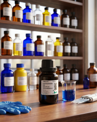 Calconcarboxylic Acid Metal Indicator 104595 dari Merck/Sigma-Aldrich merupakan indikator kompleksometri berkualitas tinggi untuk titrasi EDTA, analisis ion logam, quality control, penelitian, dan aplikasi laboratorium profesional.